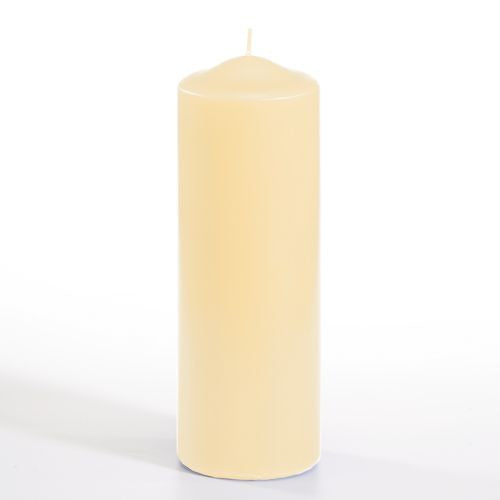 Papstar Stumpenkerze – Ø 7 × 20 cm – 65 h, creme