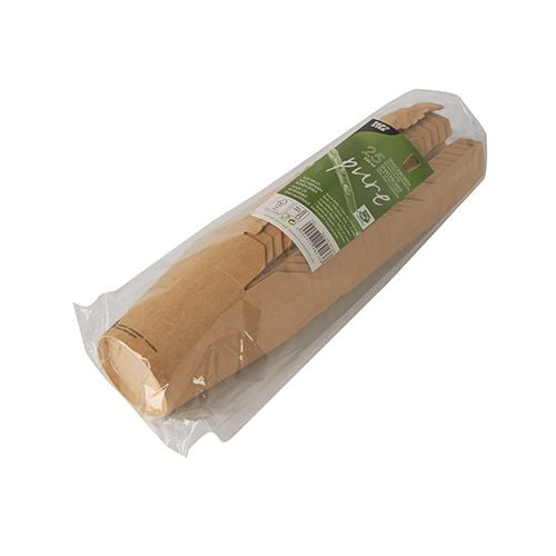 Papstar Take-away-Box, Papier/Karton – 230 ml, 65 × 58 × 75 mm, braun – FSC – 25 Stk.