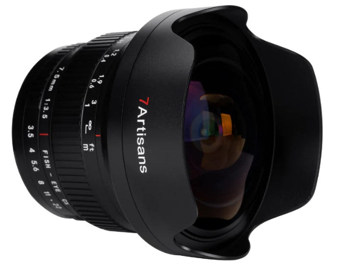 7Artisans A114B-EF Objektiv EF-Bajonett – 7,5 mm f/3.5