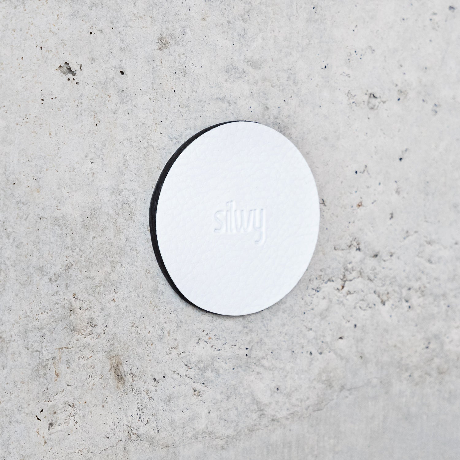 Silwy Haken – Metall – Weiss – 0,2 kg – Ø 65 × H 15 mm