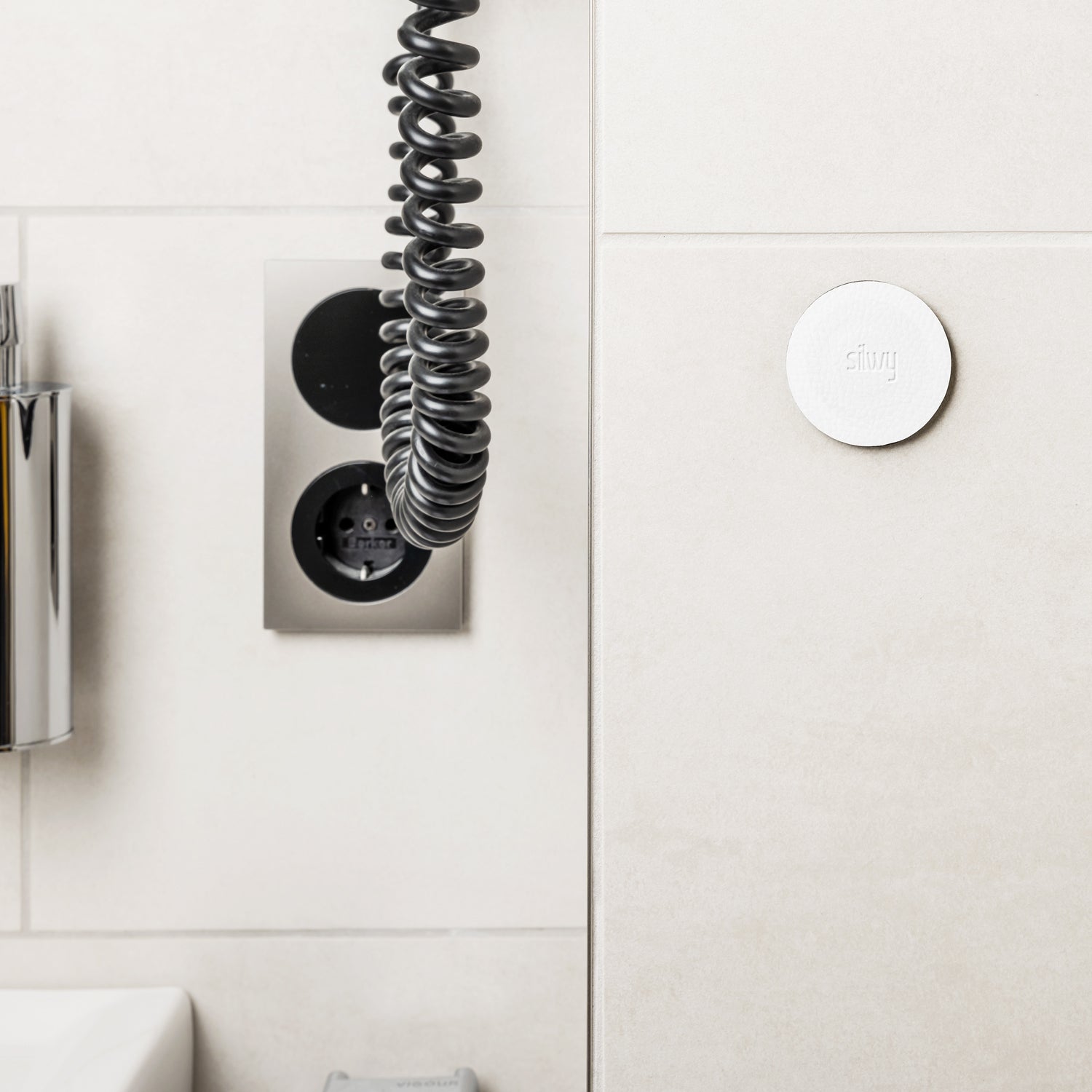 Silwy Montagepad – Ø 50 mm × 3 mm, für Glas, 4 Stk.