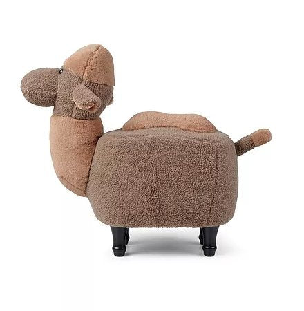 Zoosy Kinderstuhl 2020401 – 65 × 33 × 75 cm – Schaumstoff & Holz – Braun – mit Tiermotiv