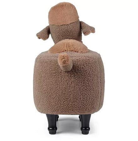 Zoosy Kinderstuhl 2020401 – 65 × 33 × 75 cm – Schaumstoff & Holz – Braun – mit Tiermotiv
