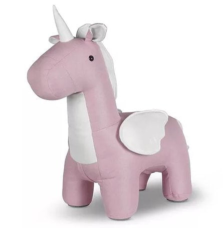 Zoosy Kinderstuhl – 69 × 34 × 82 cm – Textil & Holz – Rosa/Weiss