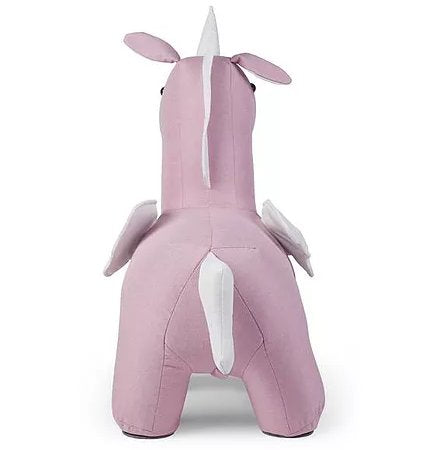 Zoosy Kinderstuhl – 69 × 34 × 82 cm – Textil & Holz – Rosa/Weiss