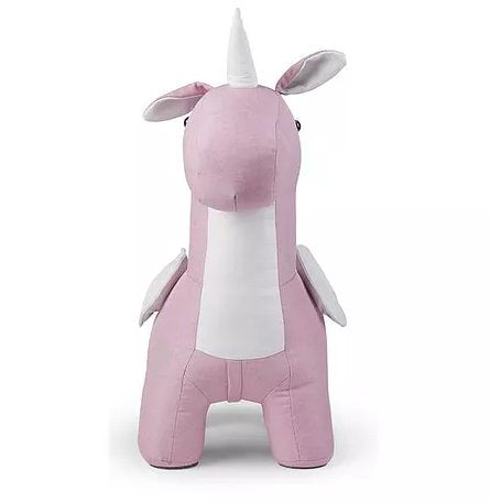 Zoosy Kinderstuhl – 69 × 34 × 82 cm – Textil & Holz – Rosa/Weiss