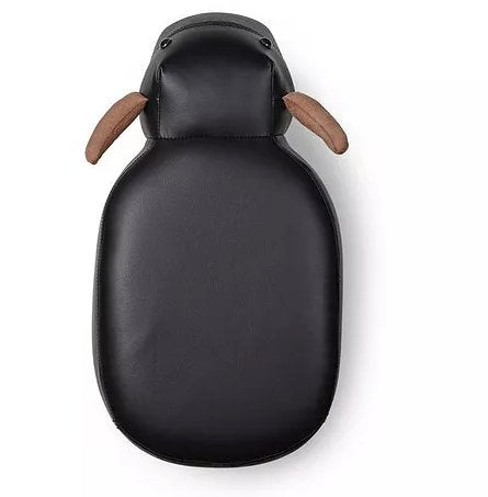 Zoosy Hocker – B 66 × T 34 × H 37 cm – Textil, Holz, Schwarz – für Kinder