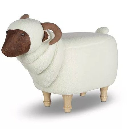 Zoosy Kinderstuhl 2020409 – 68 × 34 × 38 cm – Schaumstoff & Holz – Weiss