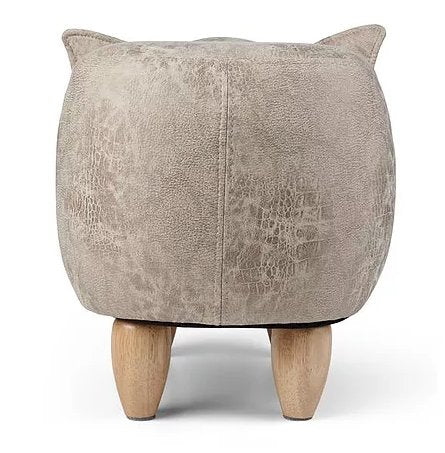 Zoosy Kinderstuhl Schwein – 66 × 34 × 36 cm – Schaumstoff & Textil – Grau