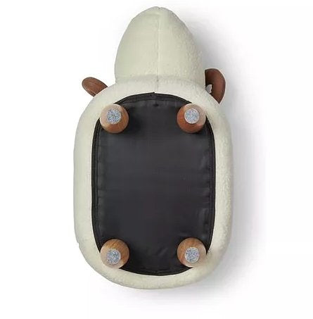 Zoosy Schaf Kinder-Bürostuhl – Schaumstoff/Textil – Weiss, Tiermotiv