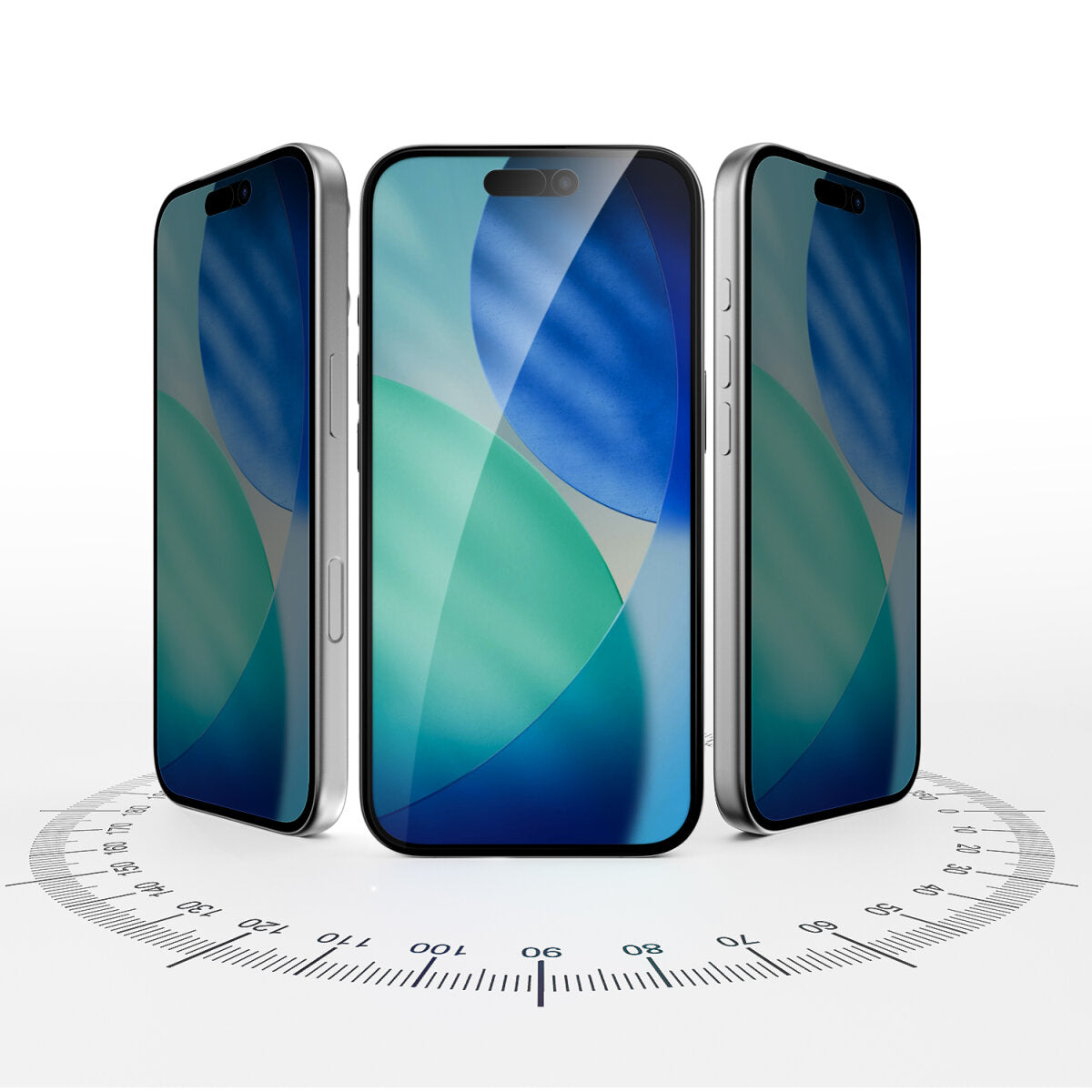 4smarts Privacy-Filter (Panzerglas), Case Friendly – für iPhone 17 Pro – mit Applikator