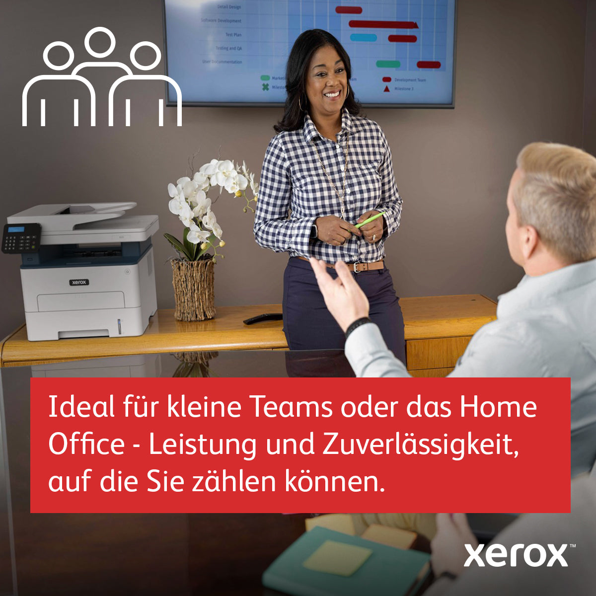 Xerox B225 – SW Laser-Multifunktionsdrucker, A4, 3-in-1, Duplex, ADF, WLAN/LAN, AirPrint, Mopria