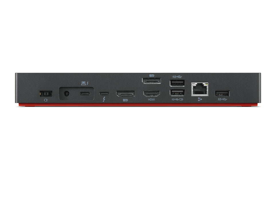 Lenovo ThinkPad Dockingstation – Thunderbolt 4, 2× DP, 1× HDMI, 4× USB-A, 1× USB-C, 230 W PD, GbE