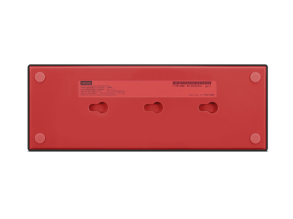 Lenovo 40B00300DK Dockingstation – Thunderbolt 4, 2× DP, HDMI, 4× USB-A, 1× USB-C, 230 W PD, GbE, für Windows