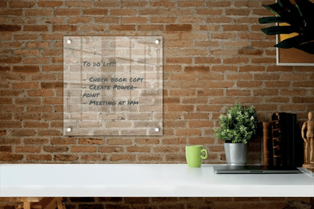 Nobo Whiteboard – 45 × 45 cm, Acryl