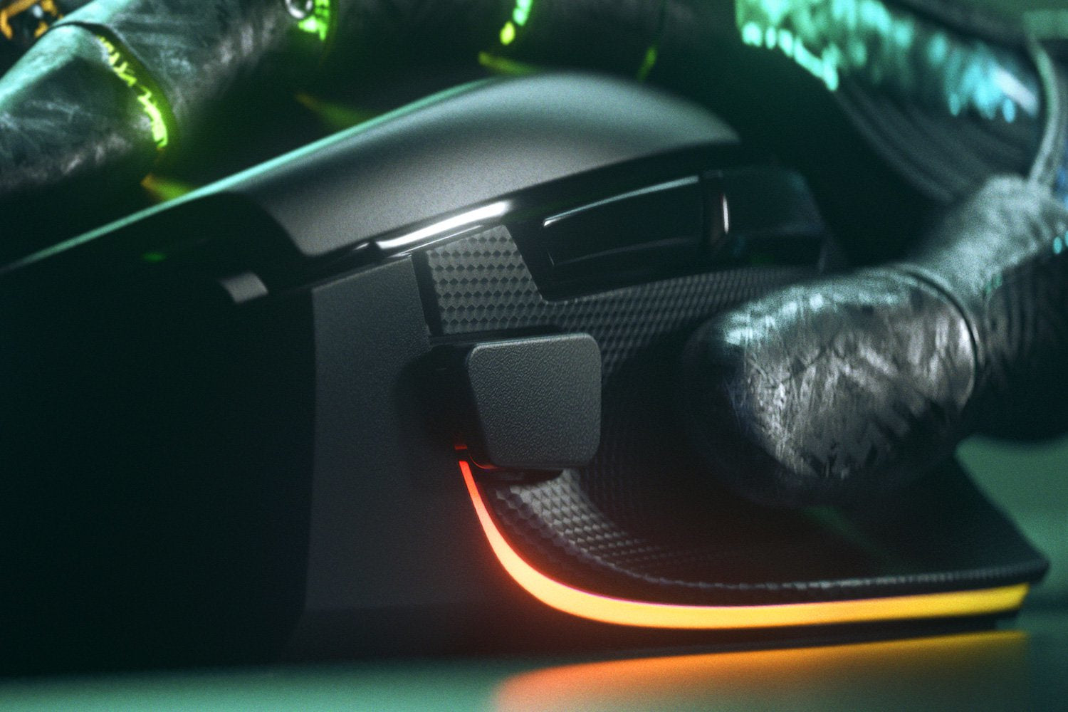 Razer Basilisk V3 – Gaming-Maus – Kabelgebunden (USB‑A), 26000 DPI, rechts, Schwarz