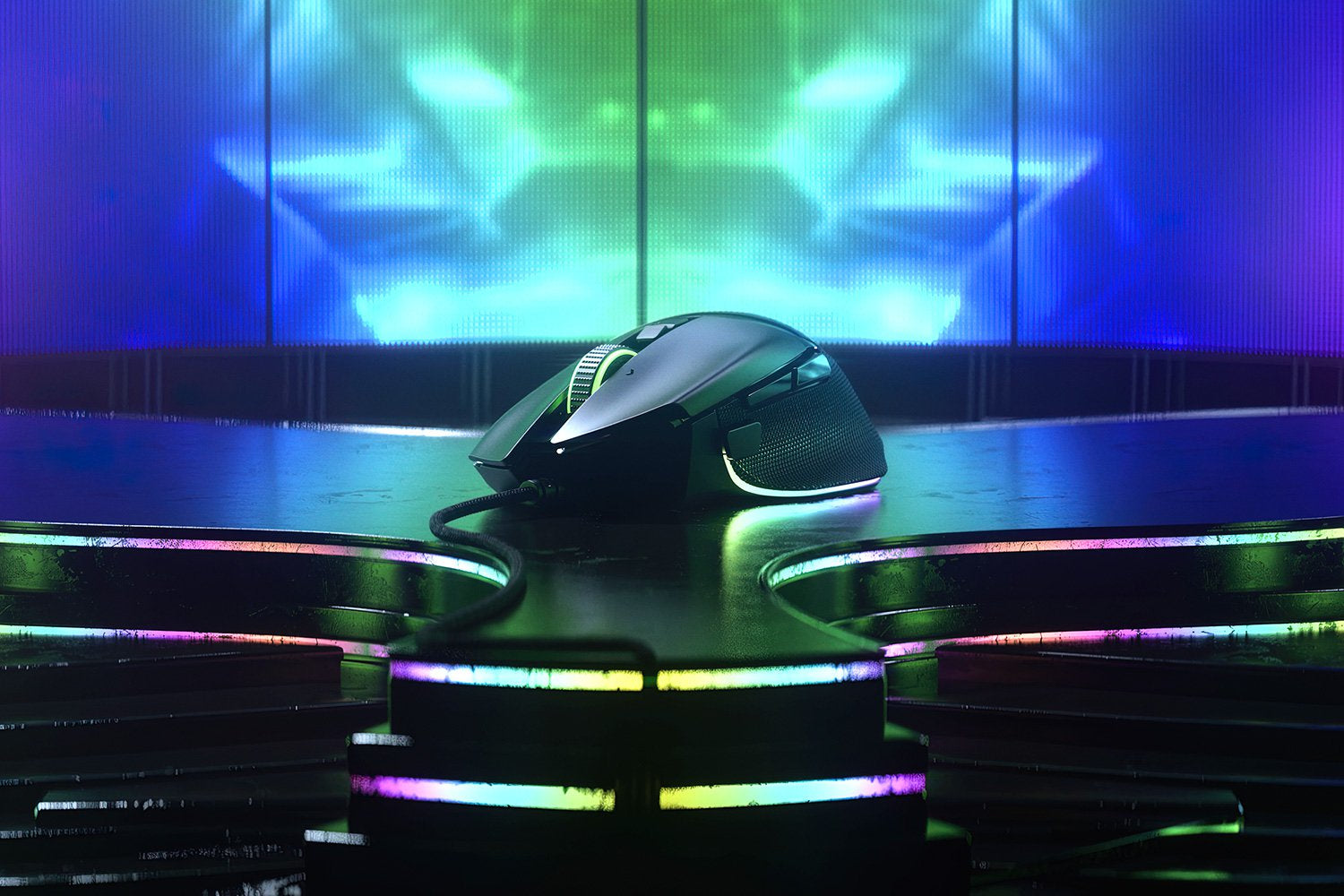 Razer Basilisk V3 – Gaming-Maus – Kabelgebunden (USB‑A), 26000 DPI, rechts, Schwarz
