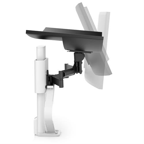 Ergotron TRACE – Tischhalterung, 1 Monitor, Tischklemme, Weiss
