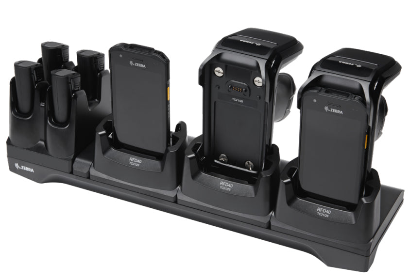 Zebra RFD40 Ladestation – 3× Steckplätze, nur Laden – für TC21, TC26