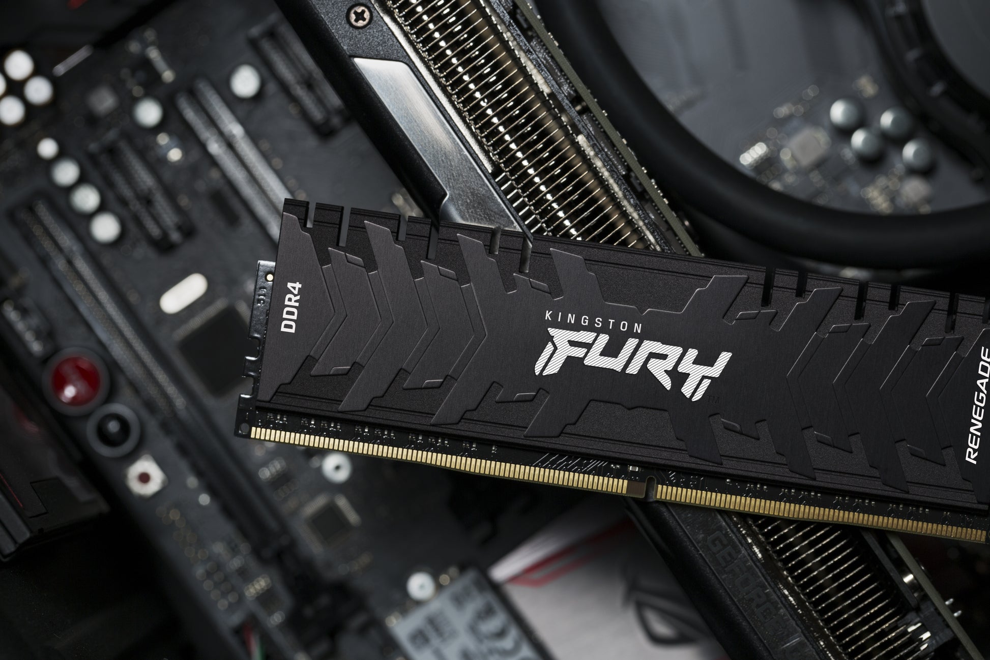 Kingston Technology Kingston – Arbeitsspeicher (DIMM) – FURY Renegade – 32 GB DDR4 3200 MT/s CL16, 288-Pin DIMM, Kühlkörper