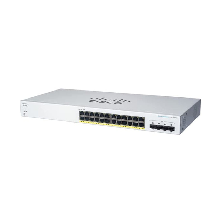 Cisco CBS220-24FP-4G Geräte-Dock – 24× GbE, 382 W PoE
