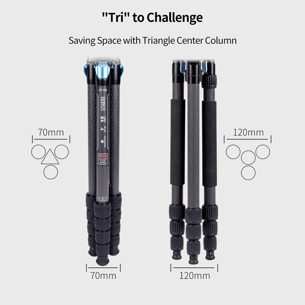 Sirui Superb Traveller 124 Stativ – bis 158 cm – 12 kg Traglast