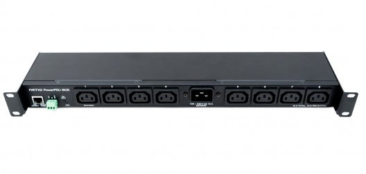 NETIO PowerPDU 8 QS – Rack-PDU Metered, 1-phasig, 8× IEC C13, 16 A, Stecker C20, 1U horizontal