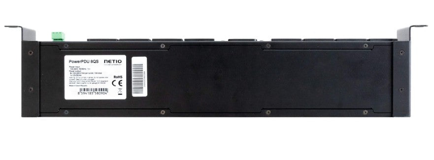 NETIO PowerPDU 8 QS – Rack-PDU Metered, 1-phasig, 8× IEC C13, 16 A, Stecker C20, 1U horizontal