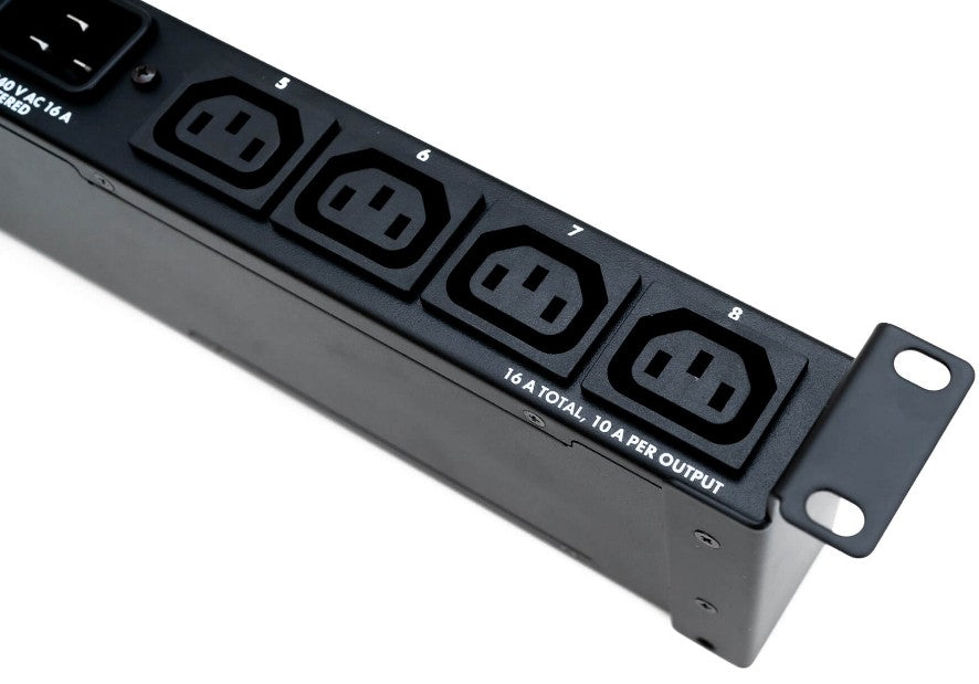 NETIO PowerPDU 8 QS – Rack-PDU Metered, 1-phasig, 8× IEC C13, 16 A, Stecker C20, 1U horizontal
