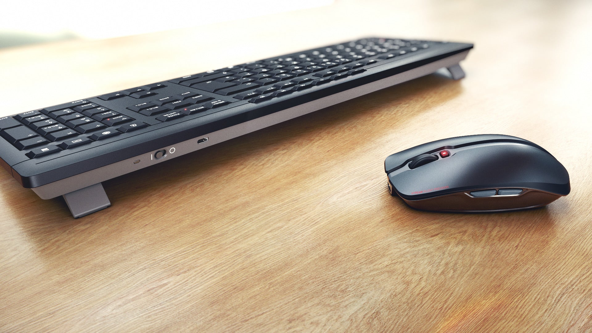 CHERRY Tastatur, kabellos (2,4 GHz), Fullsize (mit Ziffernblock) – für Windows 10, Windows 8 & Windows 7