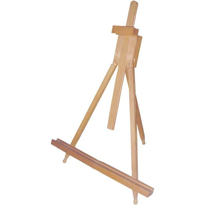 Creativ Company Tisch-Staffelei – Kiefer (Holz), Höhe 790 mm, Masse 510 × 80 × 70 mm