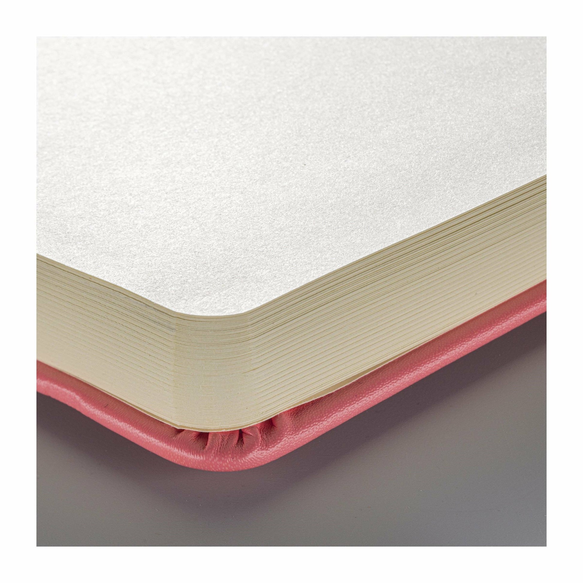 Talens Skizzenblock – 13 × 21 cm – 140 g/m² – 80 Blatt – cremefarbenes Papier, Korallenrot, für Mixed Media