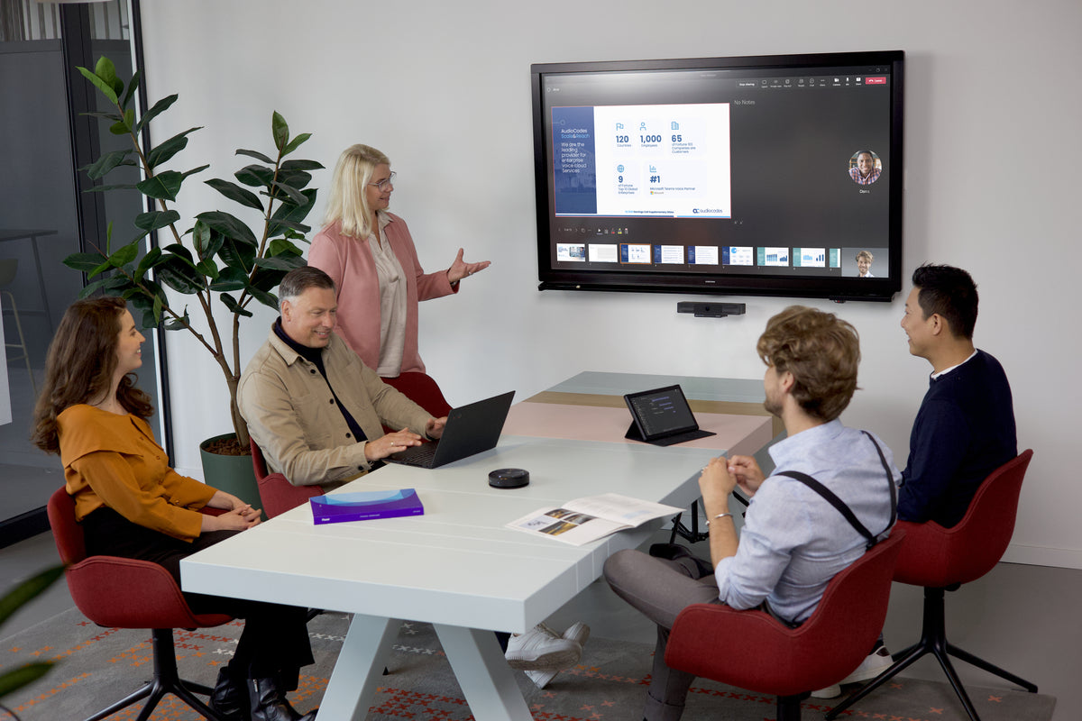 AudioCodes RXV100-B42 – Touchpanel – 10,1", Windows 10 IoT Enterprise, WLAN/LAN, Bluetooth, Schwarz