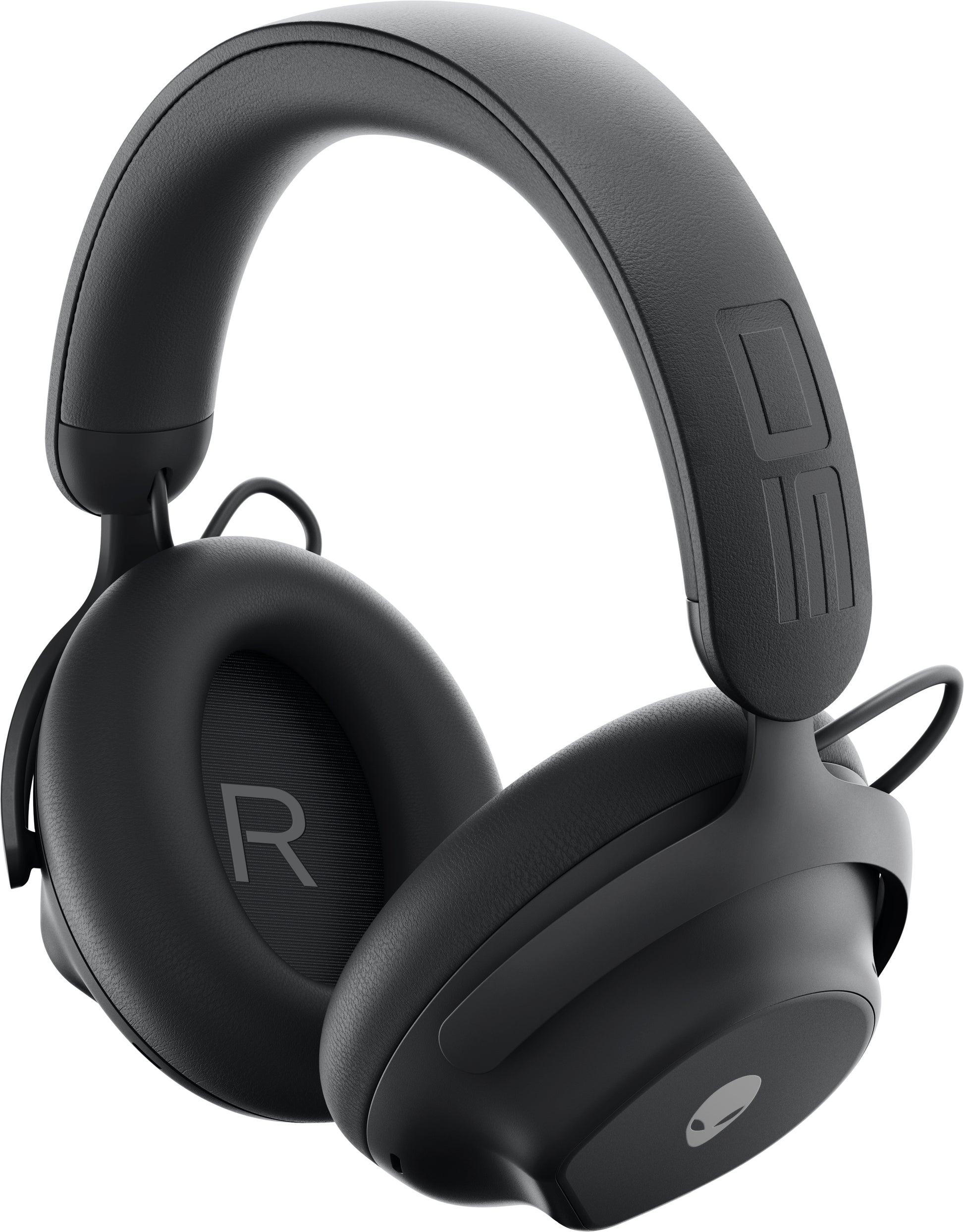 Alienware PRO-HS-G-DEAM Gaming-Headset – Over-Ear, Stereo, Kabel + BT, ANC, mit USB-C-Dongle, Schwarz