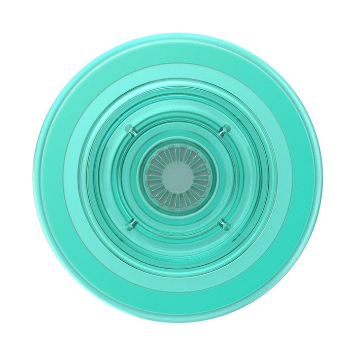 PopSockets PopGrip – Foto-/Video-Griff – MagSafe, magnetisch – für Smartphones – Mint, Transparent