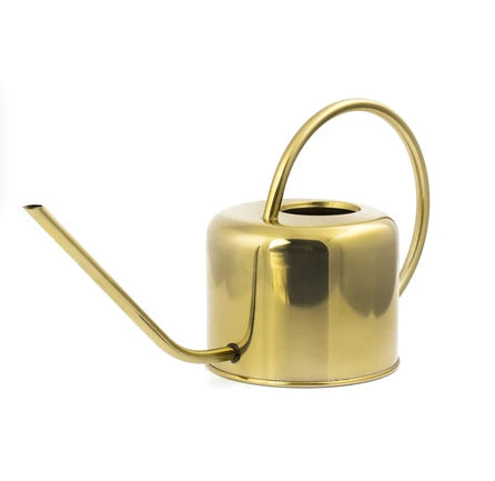 Kikkerland Giesskanne – 1200 ml – Stahl, Gold