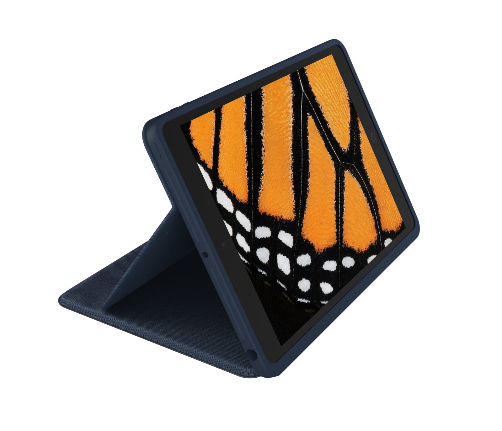 Logitech Rugged Combo 3 Touch – Tastatur, CH-Layout (DE-CH), mit Touchpad, Blau