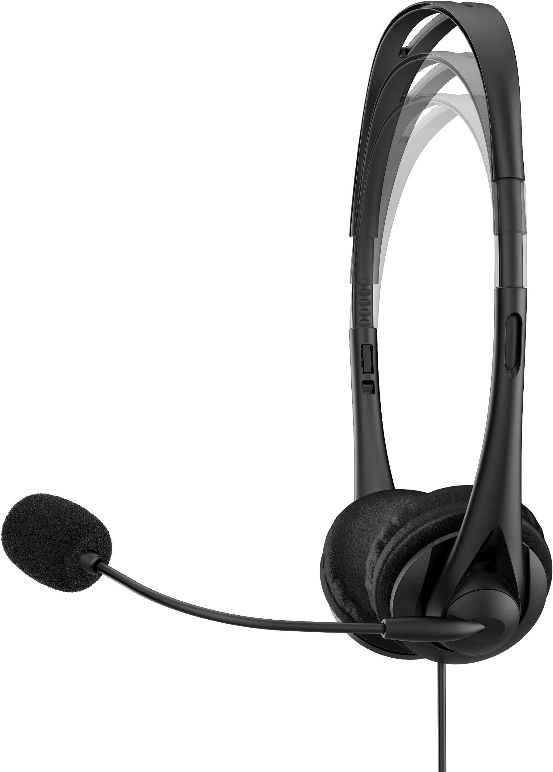 HP WD USB-A STHS EURO Office-Headset – On-Ear, Stereo, USB-A, Schwarz