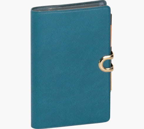 Exacompta MINI 10 – Tagesagenda 2027, 2 Tage/1 Seite, 10,5 × 6,5 cm, PVC-Umschlag, mehrfarbig