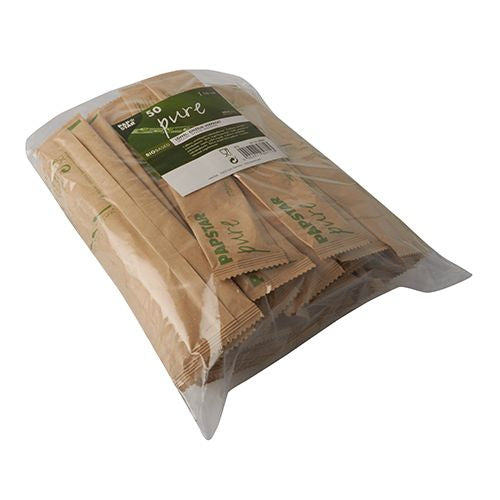 Papstar Holz-Suppenlöffel pure, 16 cm – 50 Stk.