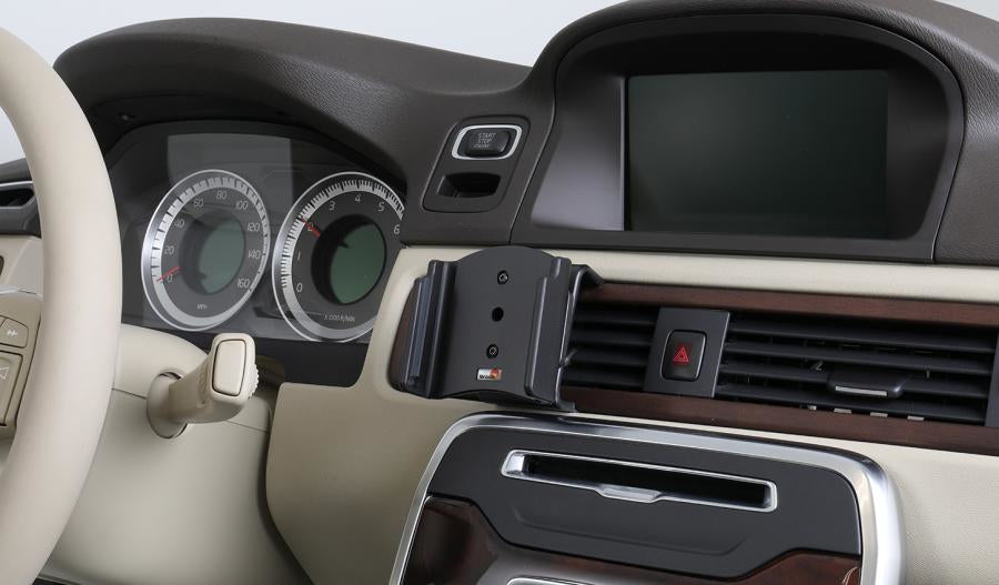 Brodit Auto-Halterung, Schraubbefestigung, 360° drehbar – für iPhone 11, iPhone XR – Schwarz