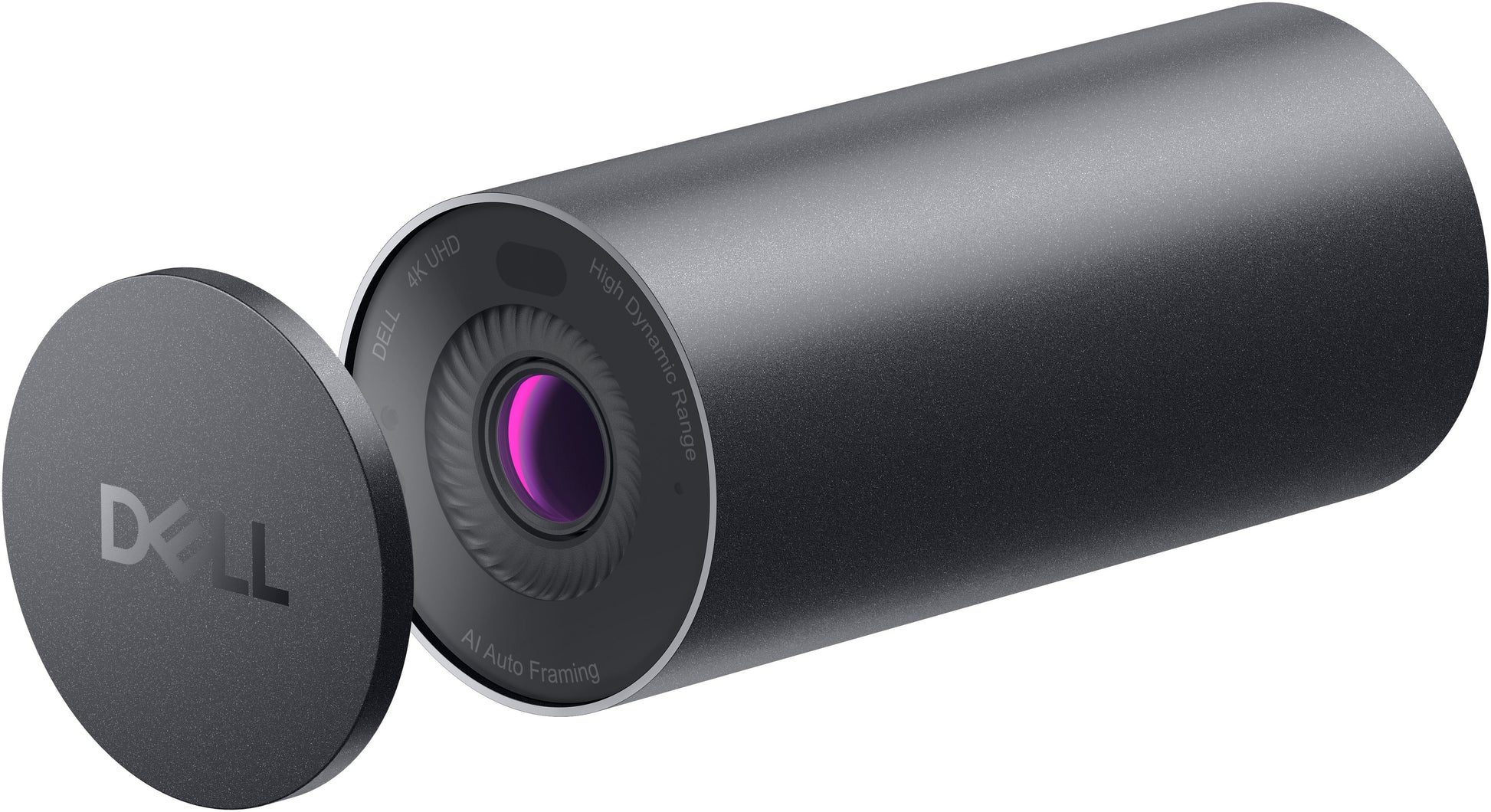 DELL UltraSharp – Webcam – 4K, bis 60 fps, USB, ohne Mikrofon, Autofokus, 5× digitaler Zoom, schwarz