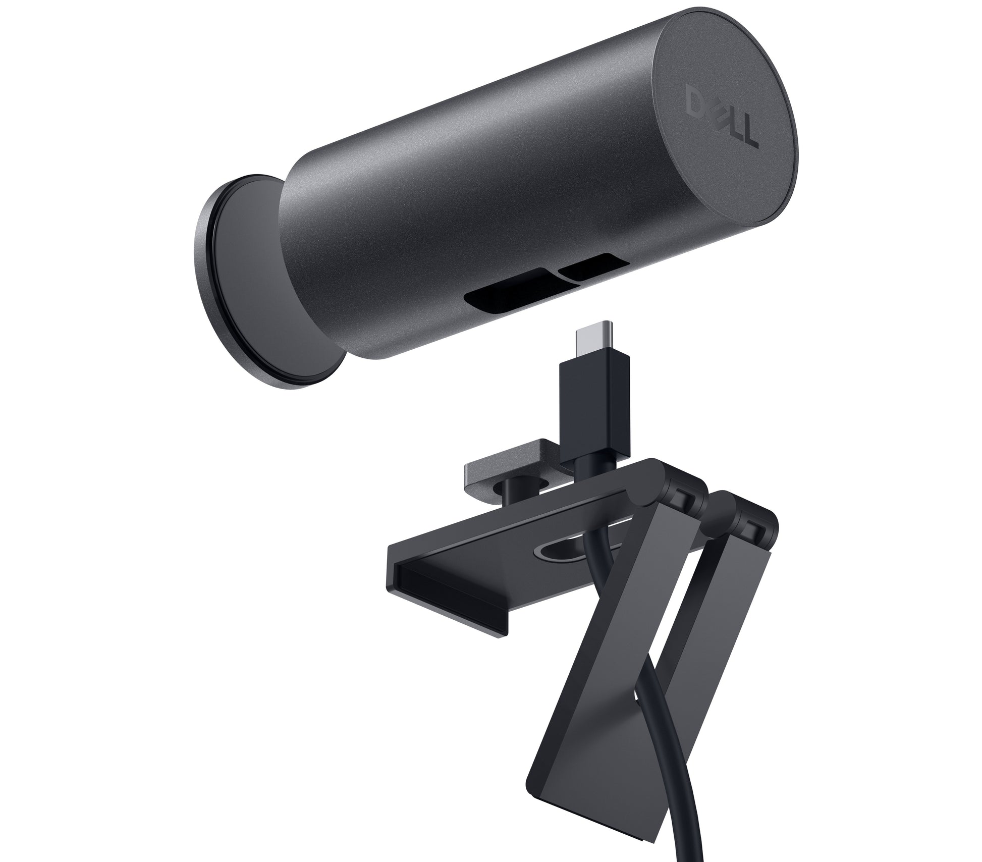 DELL UltraSharp – Webcam – 4K, bis 60 fps, USB, ohne Mikrofon, Autofokus, 5× digitaler Zoom, schwarz