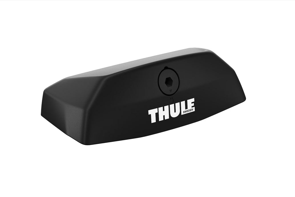 Thule Trägerfuss Edge Clamp – abschliessbar, für Thule One Key System – 75 kg – schwarz – 4 Stk.