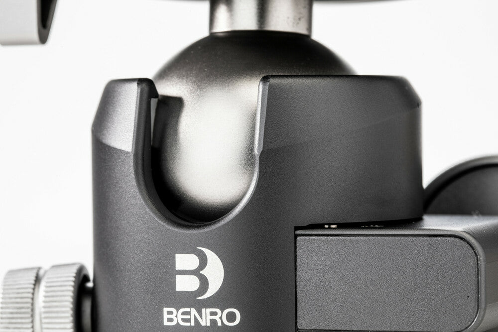 Benro GX35 Kugelkopf – Traglast 35 kg, Kugel Ø 39,9 mm, Stativgewinde 1/4" – Grau/Silber