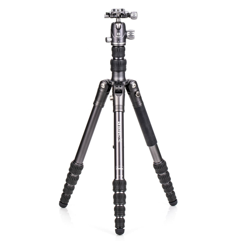 Benro FBAT15AVX20 Bat Dreibeinstativ – Aluminium, 5 Sektionen, bis 165 cm, 14 kg Tragkraft – Kugelkopf