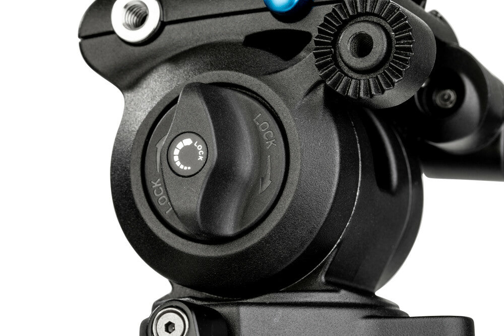 Benro S2PRO Videokopf – Flüssigkeitskopf, Traglast 2,5 kg, Pan 360°, −70–90° Neigung, 1/4″ Stativgewinde