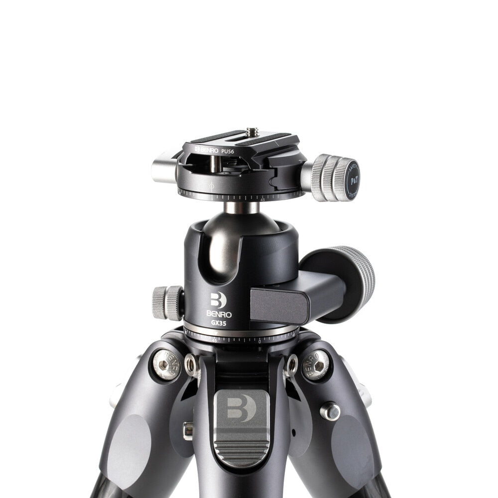Benro TTOR35CGX35 Tortoise Carbon-Stativ – 155,5 cm, 15 kg Traglast, 5 Sektionen, 56 cm eingeklappt