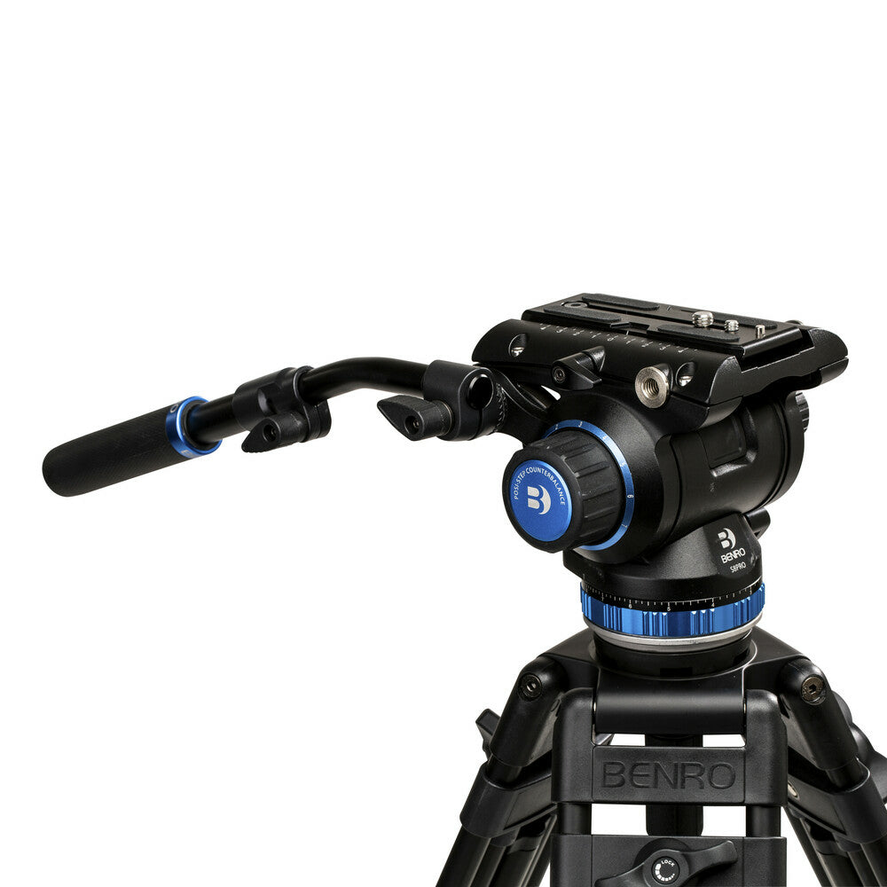Benro S8PRO Videokopf – Traglast 8 kg, 2,47 kg, 1/4", 3/8" – 360° Schwenk
