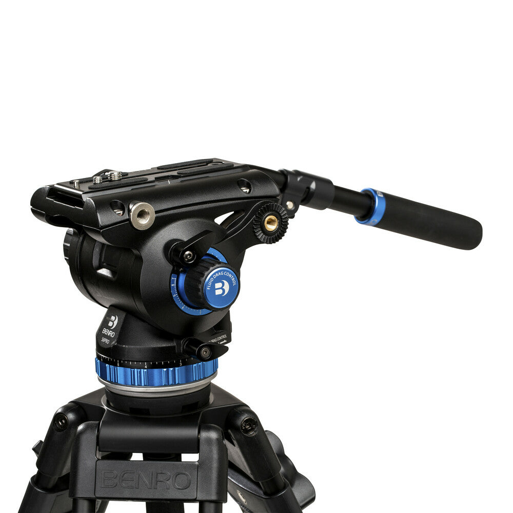 Benro S8PRO Videokopf – Traglast 8 kg, 2,47 kg, 1/4", 3/8" – 360° Schwenk
